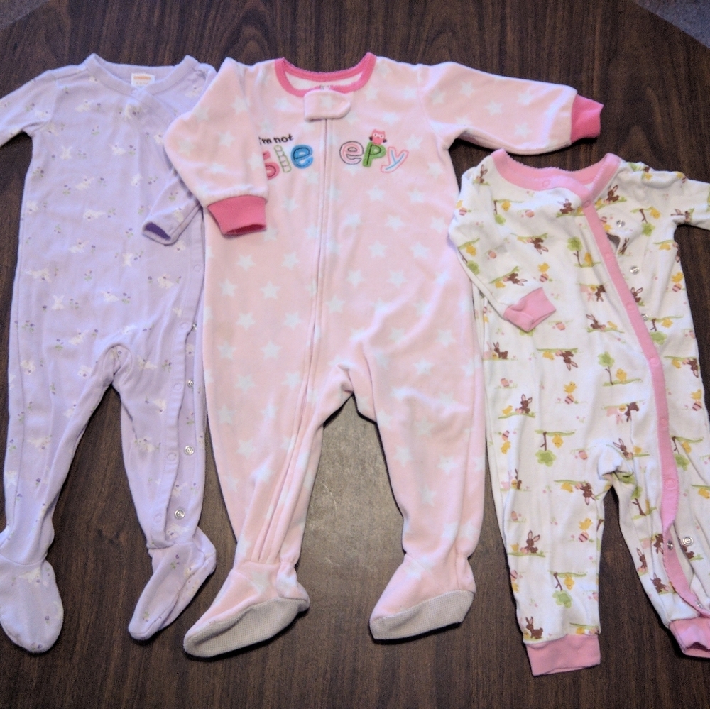 Baby girl sleepers